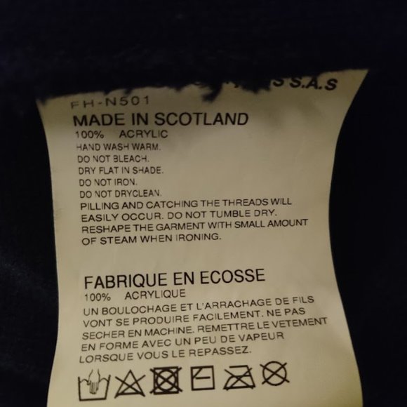 Comme Des Garcons Shirt Two-Tone Cardigan Made in Scotland - Picture 3 of 4